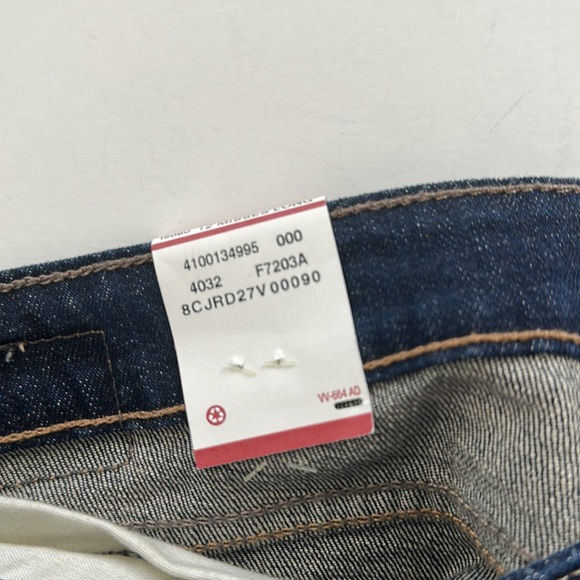 Levi's Woman's Jeans Size 12 Misses Long Mid rise bootcut dark wash NWT - Picture 5 of 12
